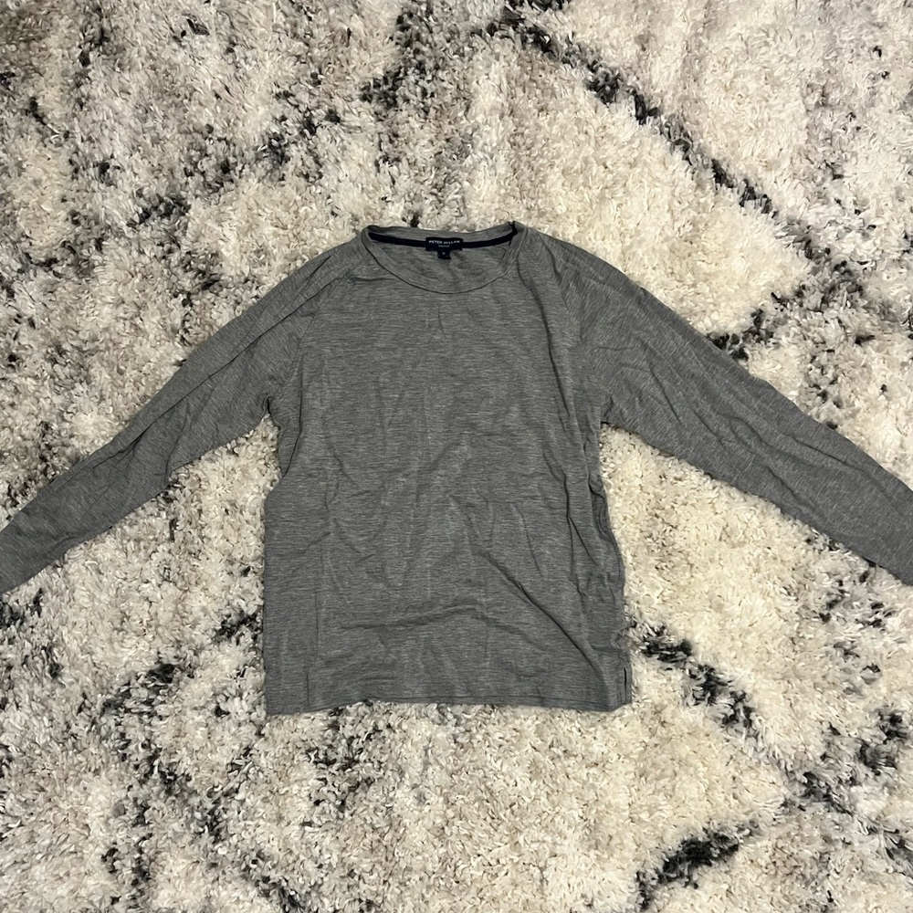 Peter Miller Long Sleeve Silk T-Shirt